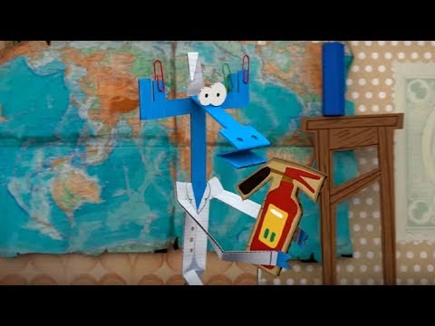 Видео: Бумажки -Сборник серий 11-20  - мультфильм про оригами для детей