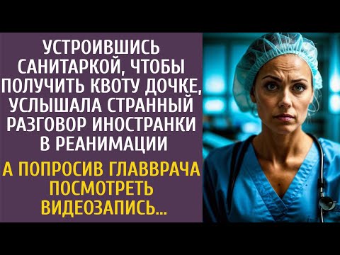 Видео: Устроившись санитаркой для получения квоты дочке, услышала странный разговор иностранки в реанимации