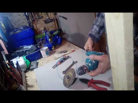 Видео: Триммер из дрели, легко и просто.