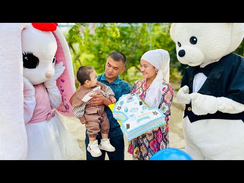 Видео: Кадамжай району Алга айылында😍😍алыскы Москва шаарында жургон Тайатасы жана тайэнесинин атынан белек.