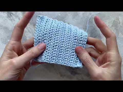 Видео: Любимый узор крючком. Резинка соединительными столбиками с накидом.