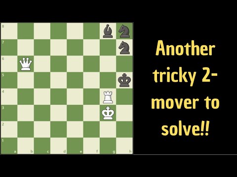 Видео: Ход белых, мат в 2 хода.