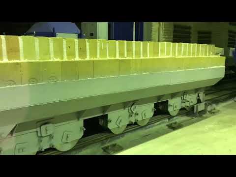 Видео: Печь камерная с выкатным ПОДом ПКВП 5000 температура 1200С