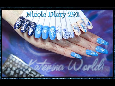 Видео: Обзор пластины Nicole Diary 291 / AliExpress.