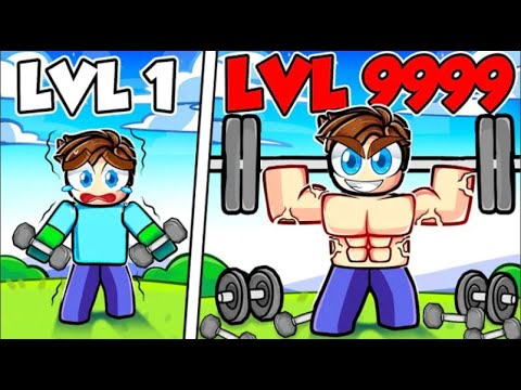 Видео: Накачалсьа в Roblox (💪 Muscle Race Simulator)!!!!