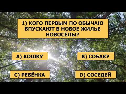 Видео: ВЫ — НАСТОЯЩИЙ КЛАДЕЗЬ ЗНАНИЙ, если ответите верно хотя бы на 15 вопросов!