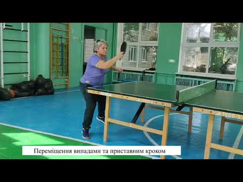 Видео: відео посібник настільний теніс стійки переміщення біля столу жонглювання м'ячем з ракеткою