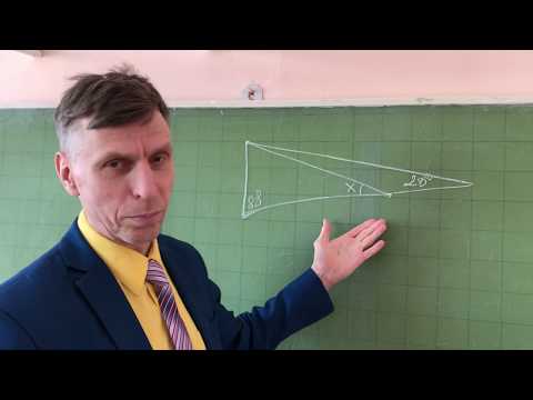 Видео: Найдите угол Вирусная  геометрическая задача  Решение /math and magic