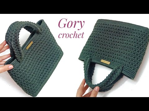 Видео: كروشيه شنطة يد بحجم كبير سهله وبسيطه bag crochet.tas rajutan/Сумка крючком/Bolsa de ganchillo