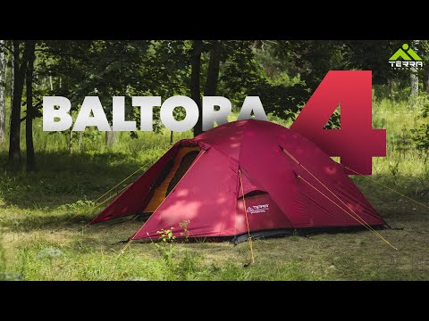 Видео: Намет Terra Incognita Baltora 4 / Baltora 4 Alu