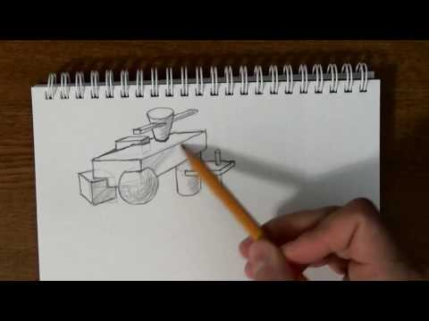 Видео: Основы рисунка. Часть 10 - слияние простых объектов