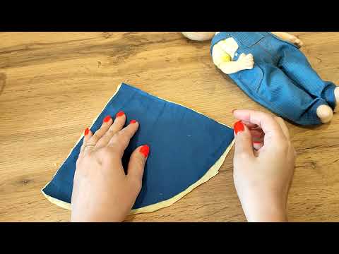 Видео: Как сшить шапочку-колпак гнома для куклы