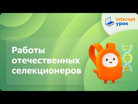 Видео: Работы отечественных селекционеров. Видеоурок по биологии 9 класс