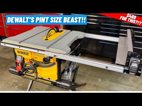 Видео: Лучшая компактная настольная пила на рынке?!? || DeWALT DWE7485 8-1/4 || Полный обзор