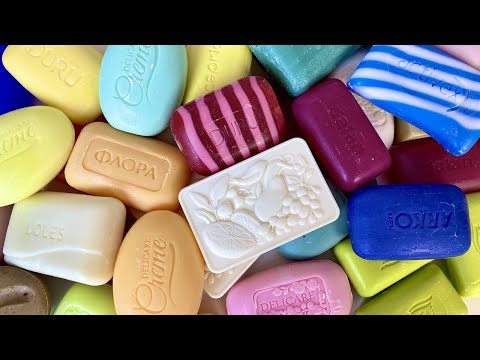 Видео: ASMR Распаковка цветного мыла. Без слов. Soap opening HAUL. ASMR Unpacking soap.