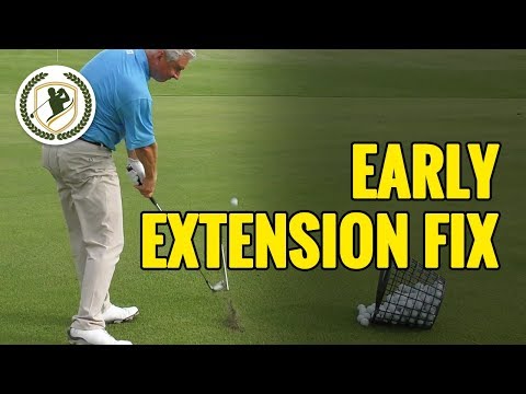 Видео: Гольф Свинг Ранний Удлинитель Исправление с тренировками