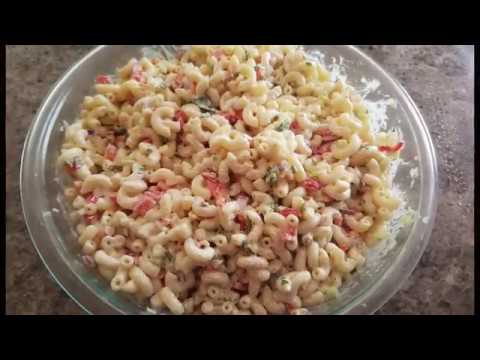 Видео: Американская кухня. Салат из макарон.( Deli style salad).