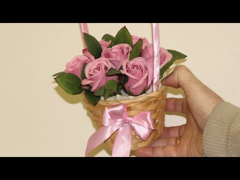 Видео: Букет из мыльных роз - мастер класс