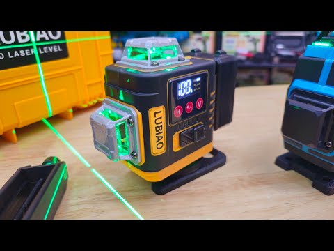 Видео: Лазерний рівень 4D  Lubiao T-10 | НОВИНКА❗️ТОП рівень для роботи і дому .Супер Комплект 