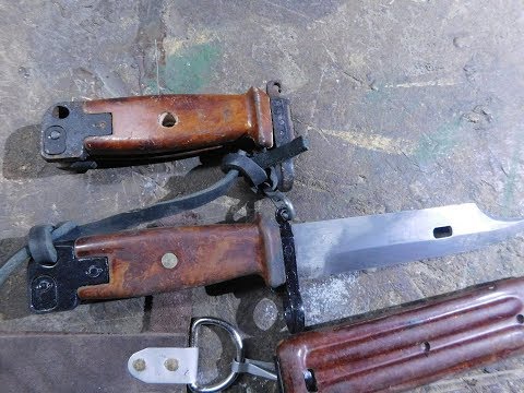 Видео: Восстановление штык-ножа для АК-74/АКМ (6Х4)