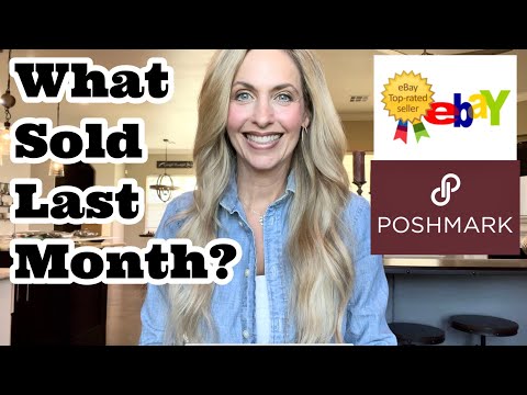 Видео: Что продавалось на eBay и Poshmark! Сколько я заработала на валовой выручке и прибыли? Советы и х...