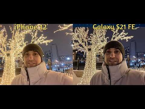 Видео: iPhone 12 vs Galaxy S21 FE - сравнение по фото и видео!