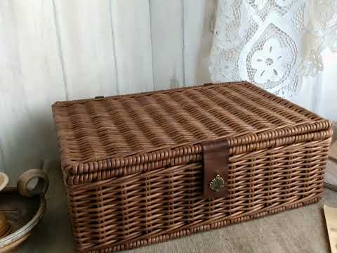 Видео: Шкатулка плетёная с обмоткой