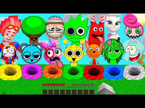 Видео: КАКУЮ СЕКРЕТНУЮ ЯМУ СО СПРУНКАМИ МНЕ ВЫБРАТЬ СПРУНКИ В МАЙНКРАФТ