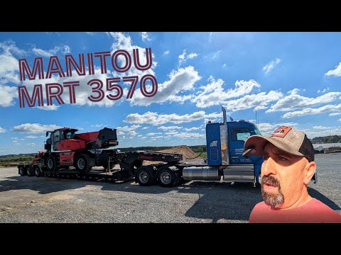Видео: Телескопический погрузчик Manitou MRT 3570 для лесозаготовок! 96 000 фунтов. От Далтона, О до Аби...