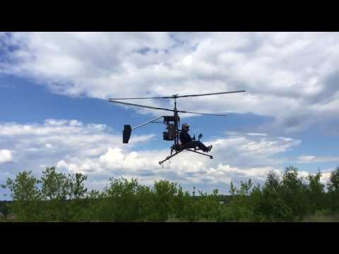 Видео: Испытания соосного вертолёта "Микрон"  2017