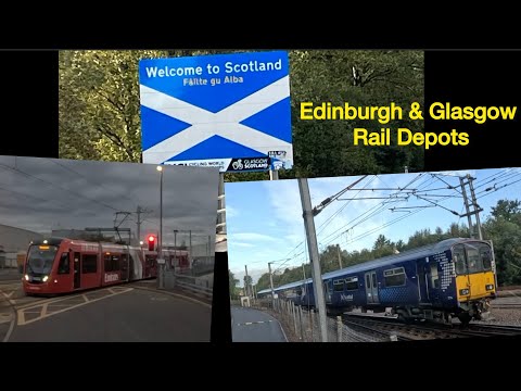 Видео: Железнодорожные депо Эдинбурга и Глазго