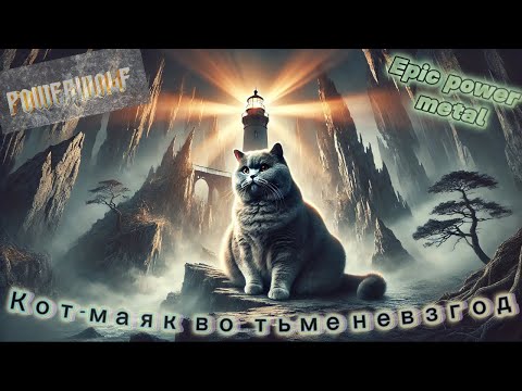 Видео: PowerWolf поёт "Кот-маяк во тьме невзгод" | Музыка и исполнение - Udio.AI