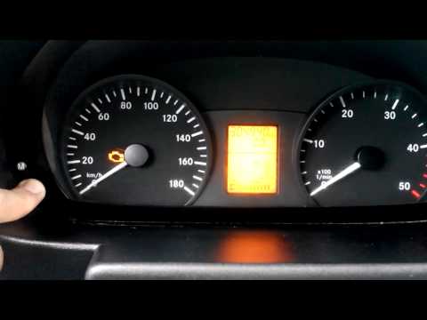 Видео: Как сбросить сервисный интервал на Мерседес Спринтер 906
