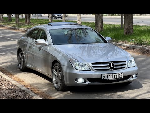 Видео: Bi-LED на MERCEDES CLS w219 за 30.000 рублей. Покрасил решетки.