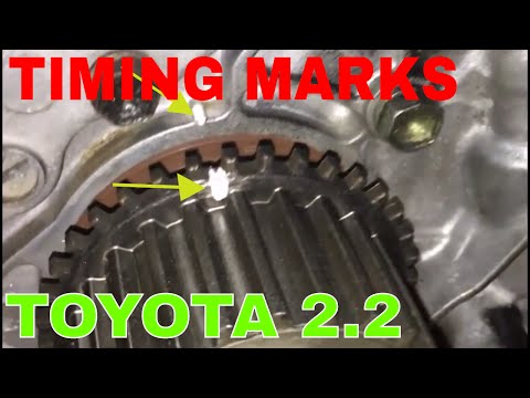 Видео: Установка ремня ГРМ Toyota 2.2 5SFE
