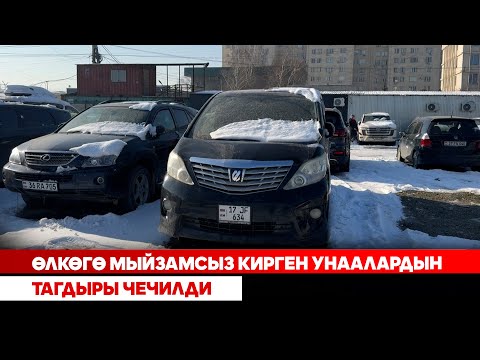 Видео: Оң рулдуу унаалар легалдаштырылат. Кандай жол менен?