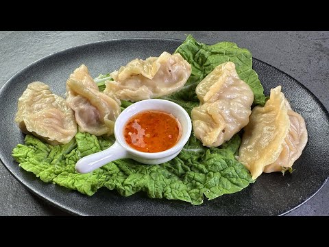 Видео: Китайские пельмени ЦзяоЦзы со свининой и креветками