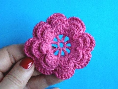 Видео: Вязаные цветы Урок 5 Ирландский цветок Crochet flower pattern