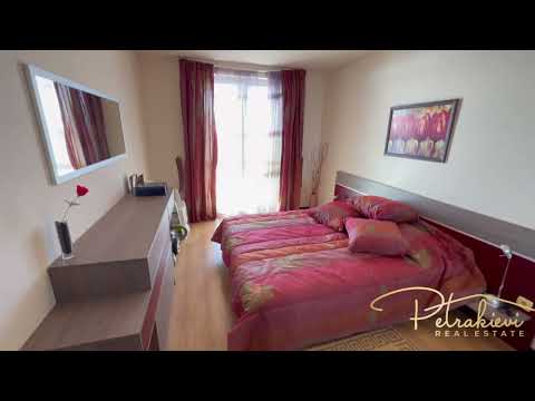 Видео: Двустаен апартамент без такса поддръжка с фронтална морска панорама в Несебър