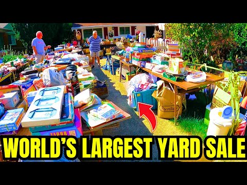 Видео: Мы сошли с ума на самой большой распродаже во дворе за всю историю