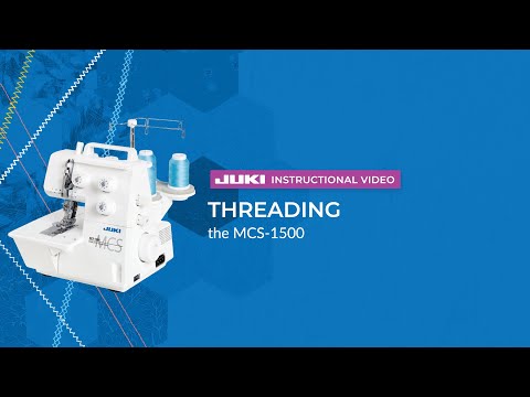 Видео: JUKI MCS-1500: Заправка нити