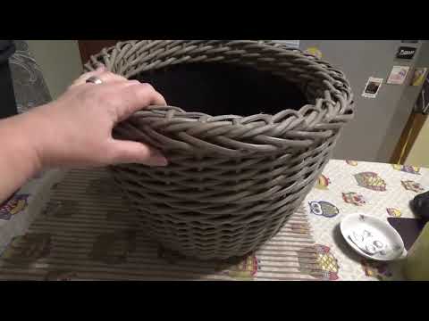 Видео: РОТАНГ Кашпо. Часть 1. Все плетут и я ПЛЕТУ. Как рассчитать количество ротанга по формуле. Советы.