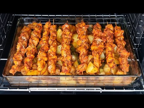 Видео: Идеальный рецепт куриного шашлыка | Куриный шашлык в духовке