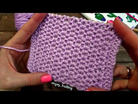 Видео: ПРОСТОЙ Объемный Узор Спицами для КАРДИГАНА / Easy knitting pattern for sweaters/cardigans