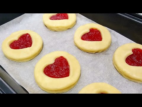 Видео: Эта выпечка сразит, покорит, растопит миллионы сердец! Авторский рецепт вкусного печенья "Сердечки".