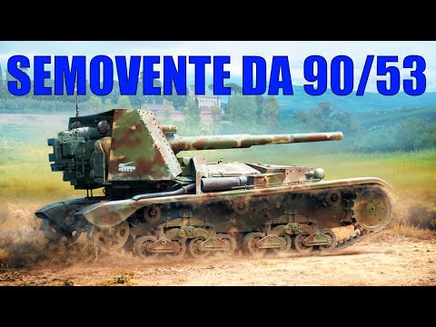 Видео: Что не Так с 90-мм Итальянской Противотанковой Самоходкой - Semovente M41M da 90/53