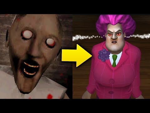 Видео: Теперь новая Бабка Злая Учительница Мисс Ти! - Scary Teacher 3D