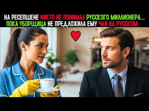 Видео: На Ресепшене Никто Не Понял Русского Миллионера — Пока Уборщица Не Предложила Ему Чай По-Русски