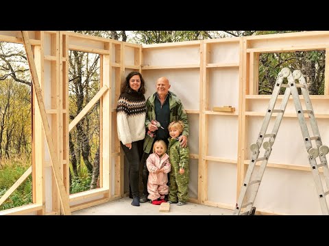 Видео: Строим уютный домик в Северной Норвегии | Часть 1 (#56)