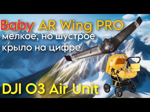 Видео: Sonicmodell Baby AR wing PRO. Скоростное крыло с DJI O3. Первые полёты